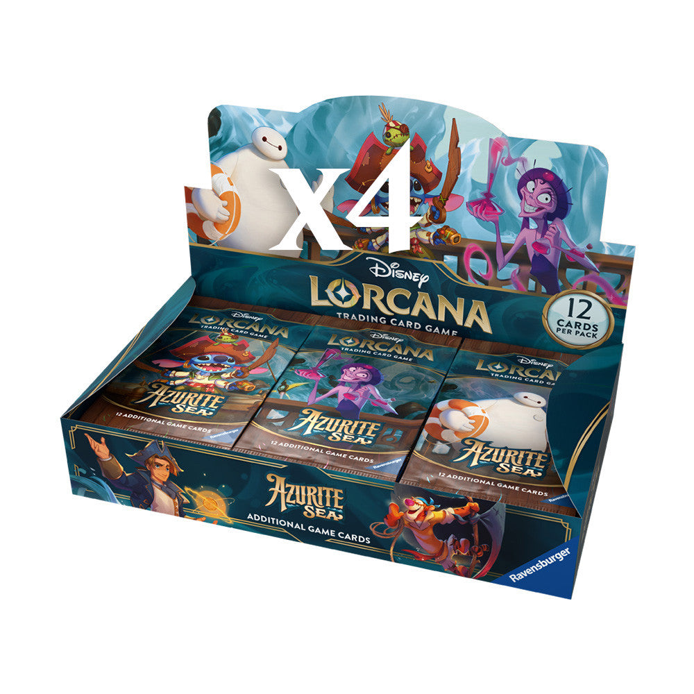 Disney Lorcana TCG: Azurite Sea Booster Box Case