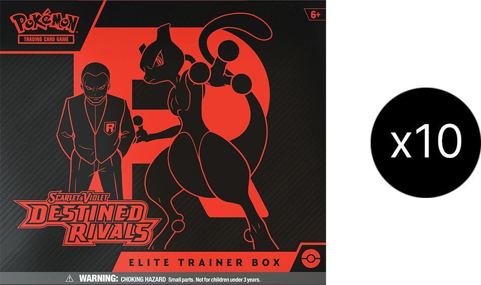 Pokémon TCG Destined Rivals Elite Trainer Box Case