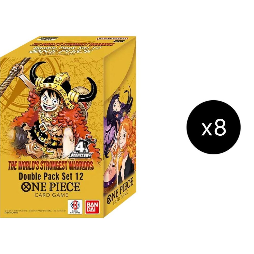 One Piece Card Game Double Pack Set Vol. 12 Display — The World's Strongest Warriors